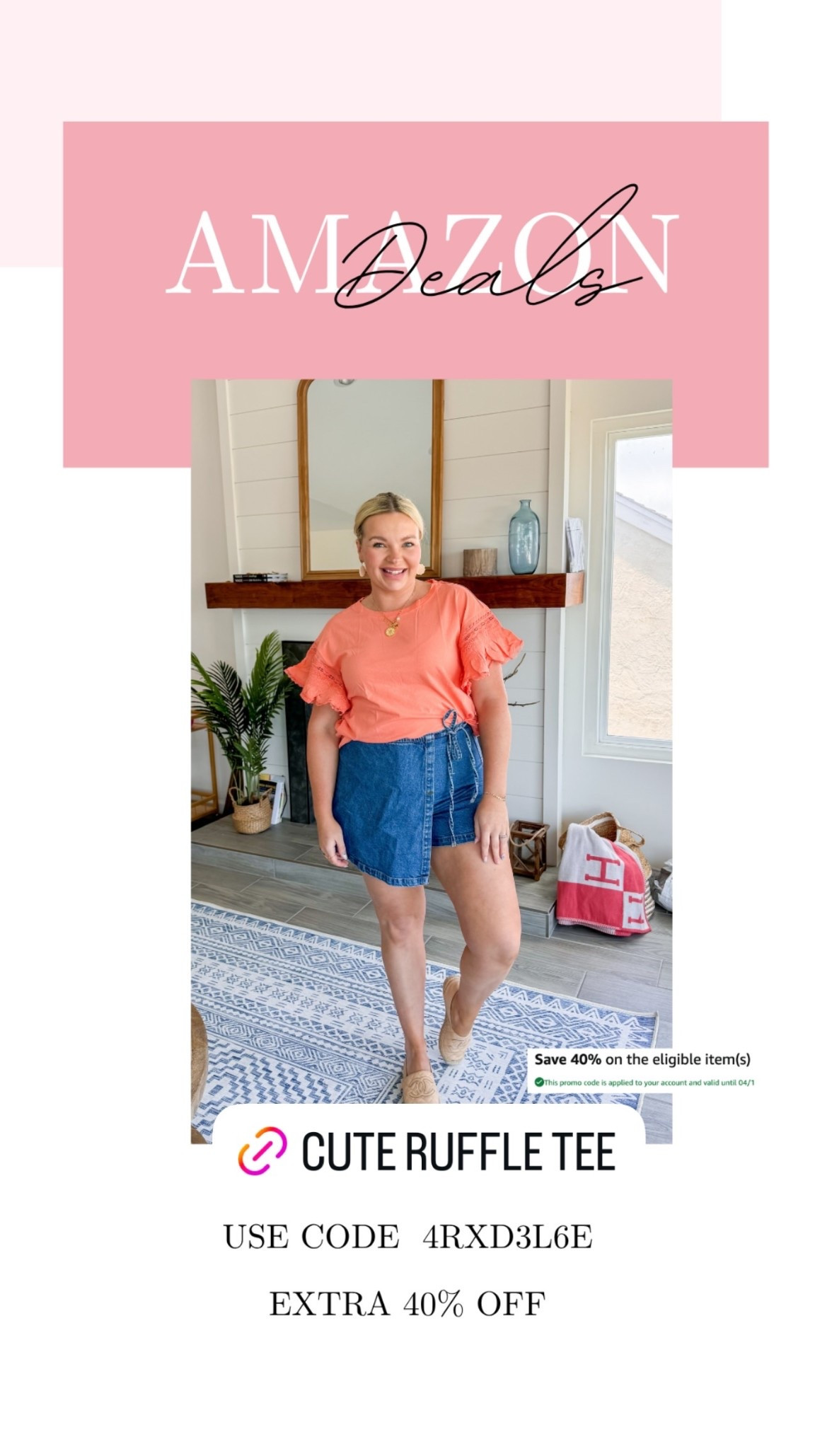 Cute ruffle sleeve top is on deal today comes in several colors!

#LTKSeasonal #LTKSaleAlert #LTKMidsize