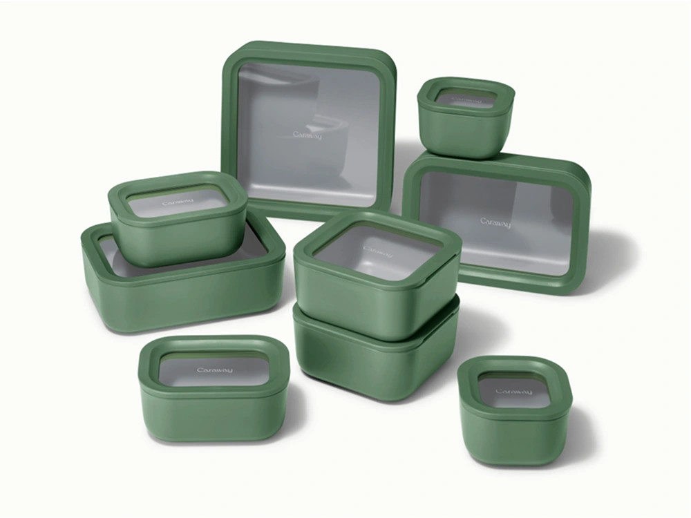 Food Storage + Minis Set | Glass Food Storage Containers with Lids | Caraway | Caraway