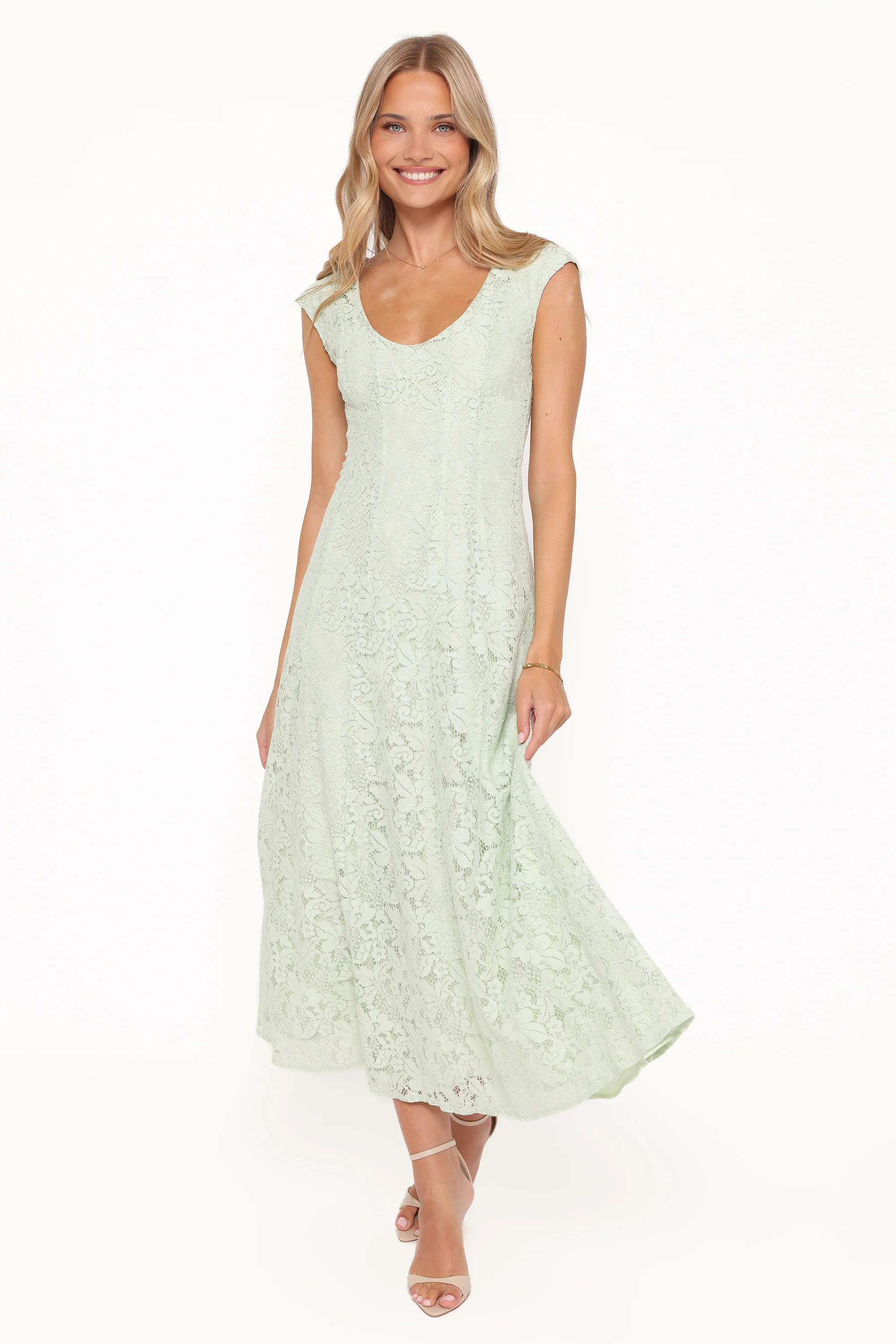 Mapleton Maxi Dress - Sage Green Lace | Petal & Pup (US)