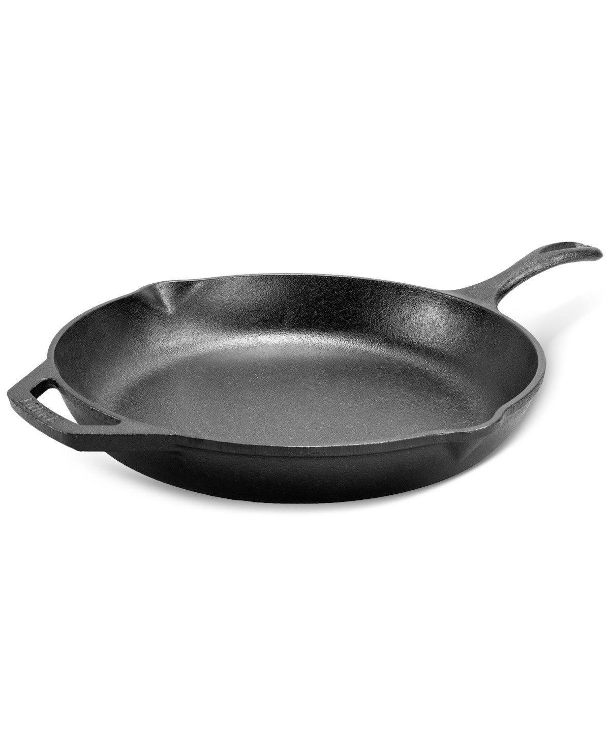 Lodge Cast Iron Chef Collection 13.25" Cast Iron Skillet - Black | Macy's