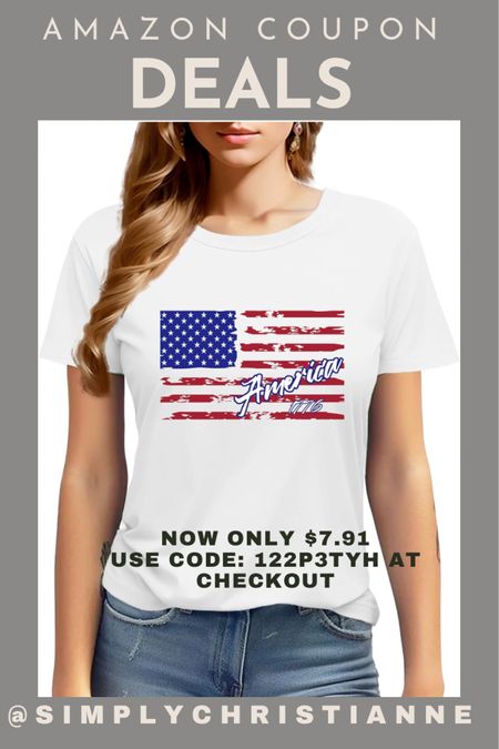 American Flag Shirts Now only $7.91
Use Code: 122P3TYH + 40% Price drop
Amazon finds, 4th of July shirt 

#LTKSummerSales #LTKSaleAlert #LTKFindsUnder50