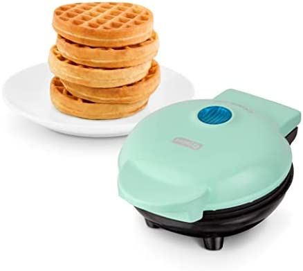 DASH DMW001AQ Mini Maker for Individual Waffles, Hash Browns, Keto Chaffles with Easy to Clean, N... | Amazon (US)