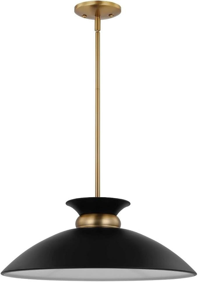 Nuvo Perkins - 1 Light Medium Pendant in Retro Modern Style-7.5 Inches Tall and 19.63 Inches Wide... | Amazon (US)