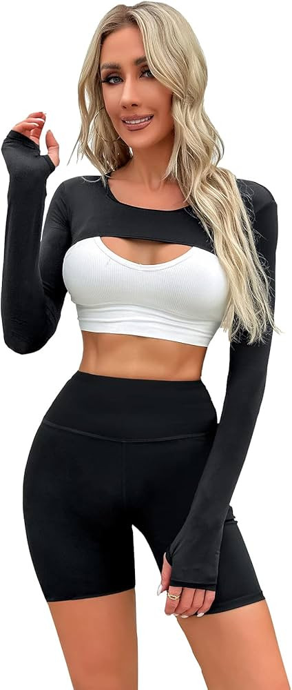 Hairwilly Cooling Shawl Arm Sleeve Sun Protection Women's Tops for Golfing,Riding,Driving | Amazon (CA)