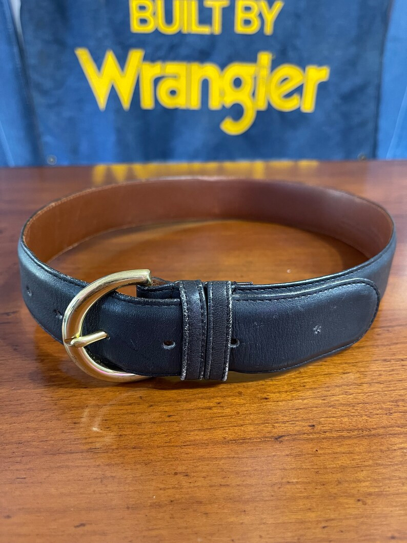 Vintage 90s Coach Belt in Navy - Etsy | Etsy (US)