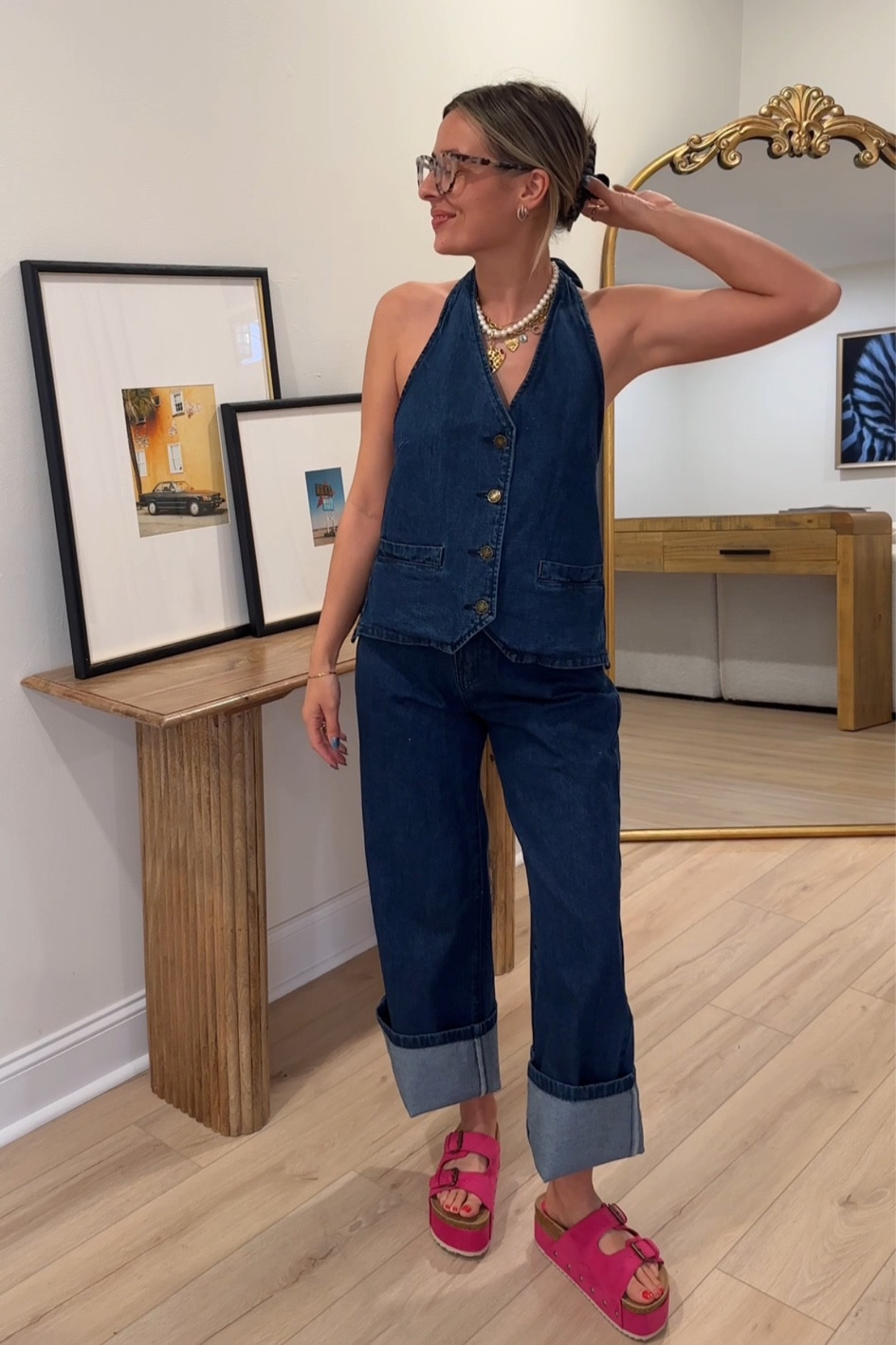 I’m wearing size small in the matching set - runs a bit big imo! 

#LTKfindsunder100 #LTKstyletip #LTKfindsunder50