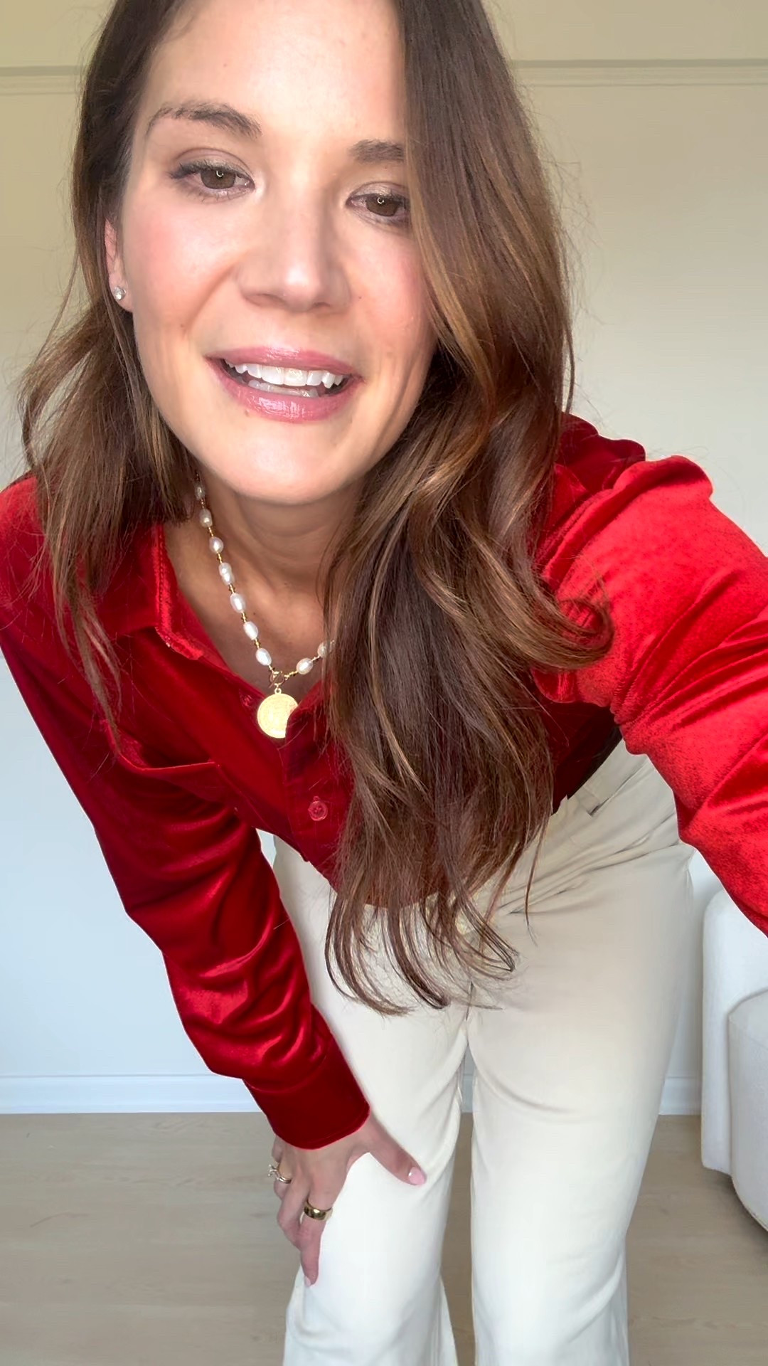 Such a perfect classic outfit. The red top would be perfect for any holiday event! Love this outfit. 

Red velvet, Velvet top, Holiday looks, Holiday fashion, Amazon finds, Amazon fashion, Tall girl finds, Stang and co

#LTKSeasonal #LTKHoliday #LTKTall