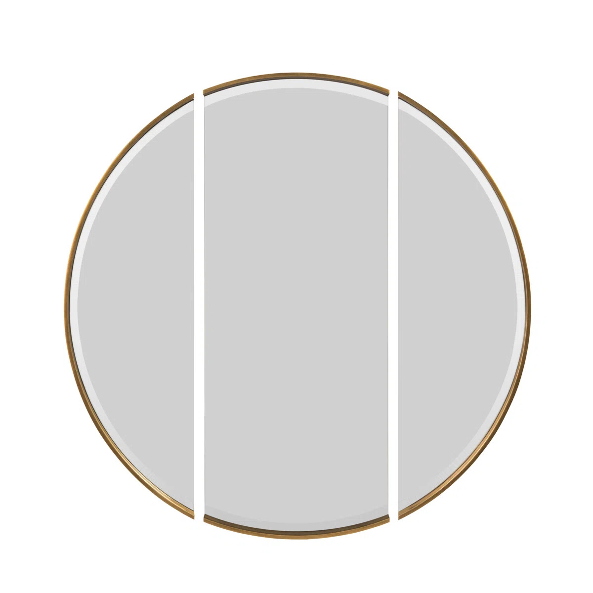 Tarski Flat Metal Beveled Wall Mirror | Perigold