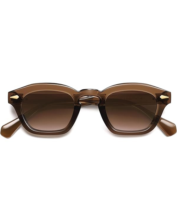 Small Retro Square Sunglasses for Women Mens Rectangle Sunnies AP3680 | Amazon (US)