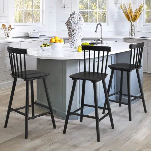 Baggett Solid Wood Stool | Wayfair North America