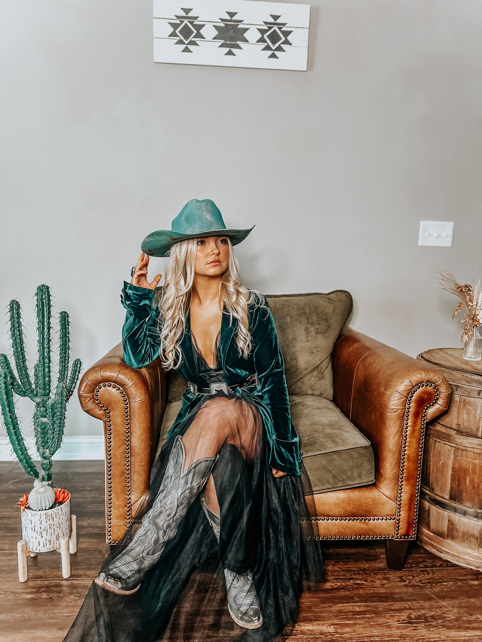 black dress, velvet blazer, western style, party dress, wedding guest dress, dress, concho belt, cowgirl boots, formal dress, cocktail dress, spring dress, maxi dress

#LTKstyletip #LTKshoecrush #LTKparties