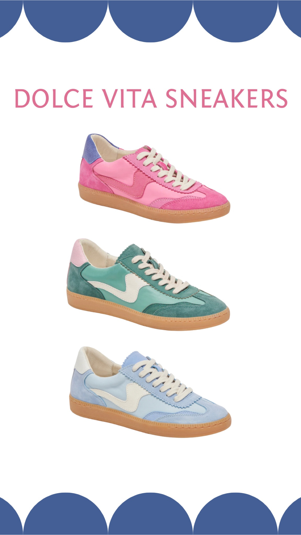 💗Loving this sneaker style by Dolce Vita 🩵