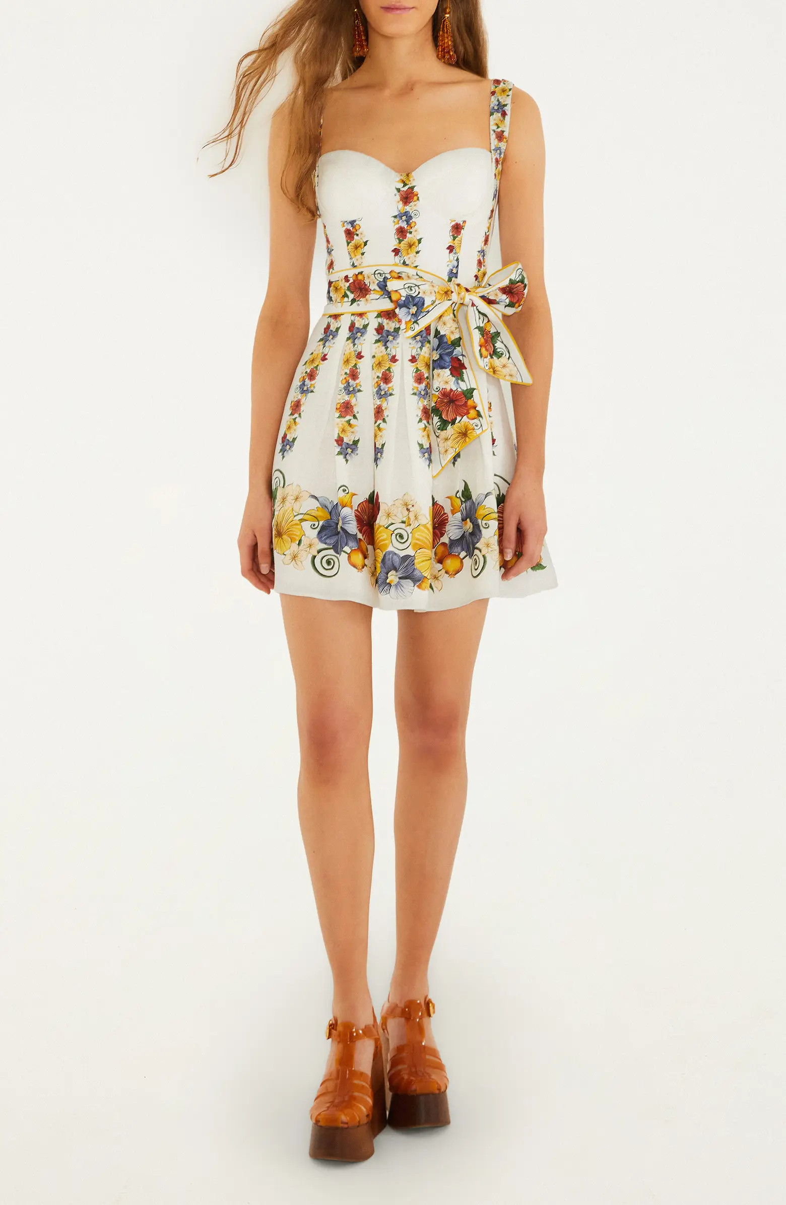 Tropi Floral Print Minidress | Nordstrom
