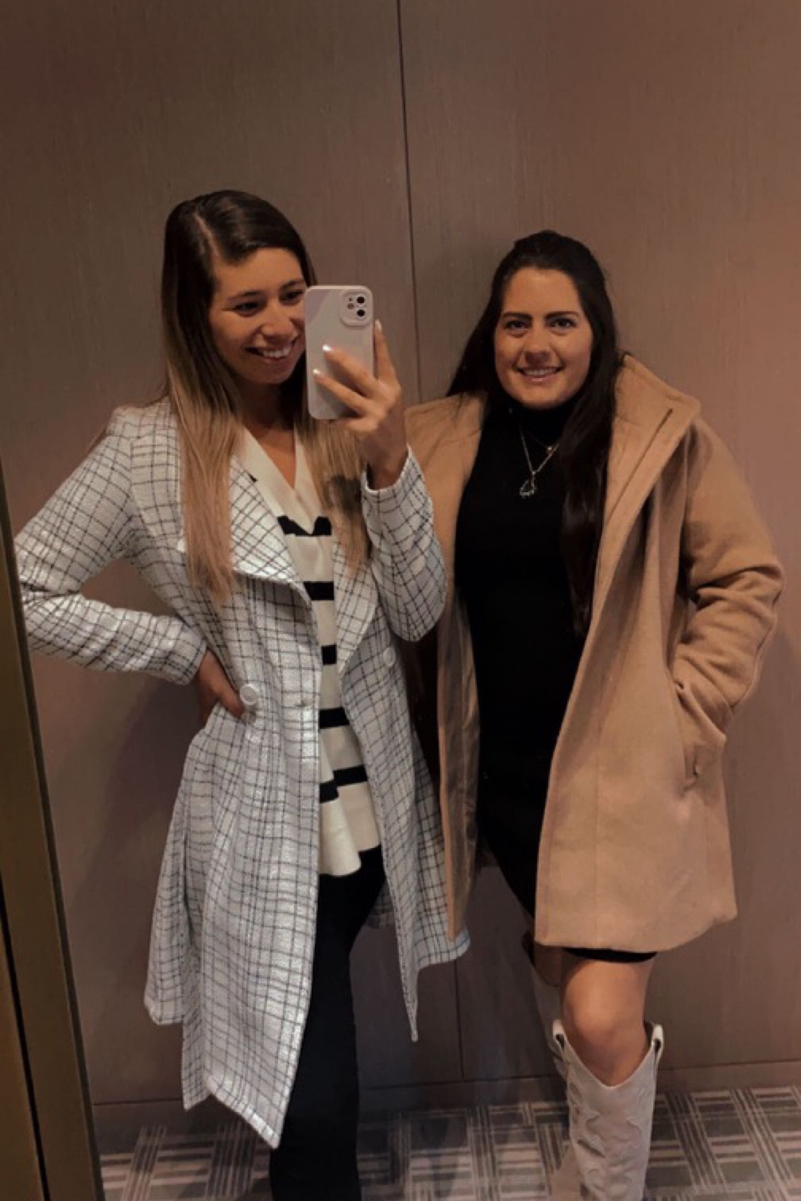 Cute winter fall outfit. 

Tan coat, black sweaty dress, fall dress, knee high boots 

#LTKmidsize #LTKstyletip #LTKSeasonal