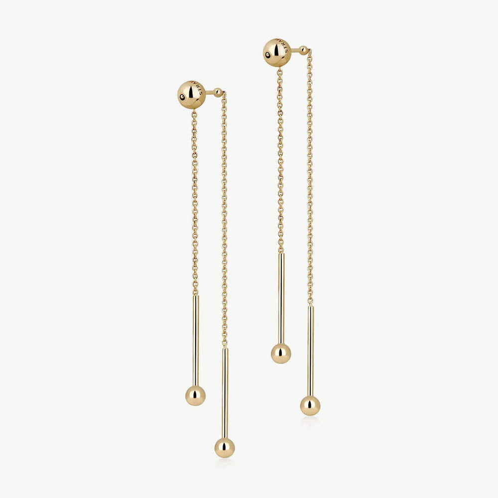 Strathberry - Essential Earrings - 22 Carat Gold Gilded - Gold | Strathberry