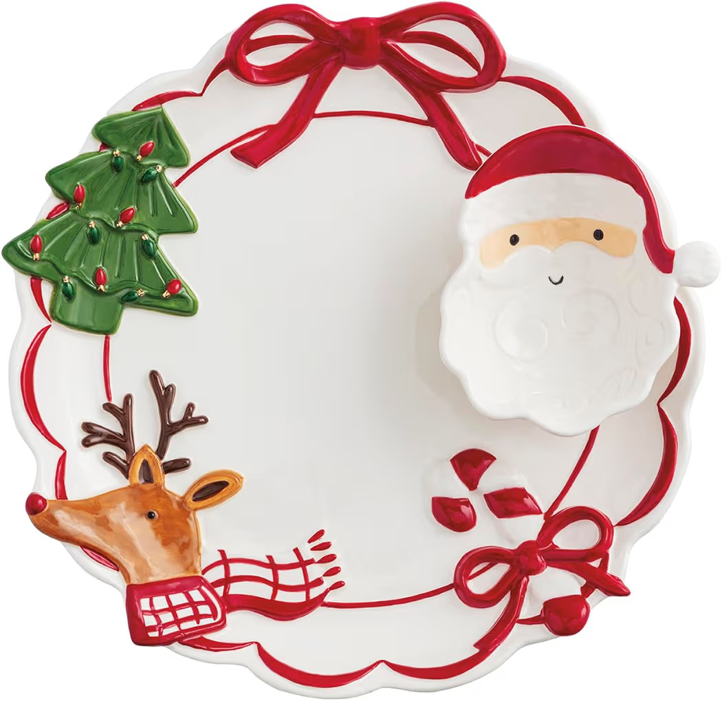 Mud Pie Christmas Whimsy Chip & Dip Server | Amazon (US)