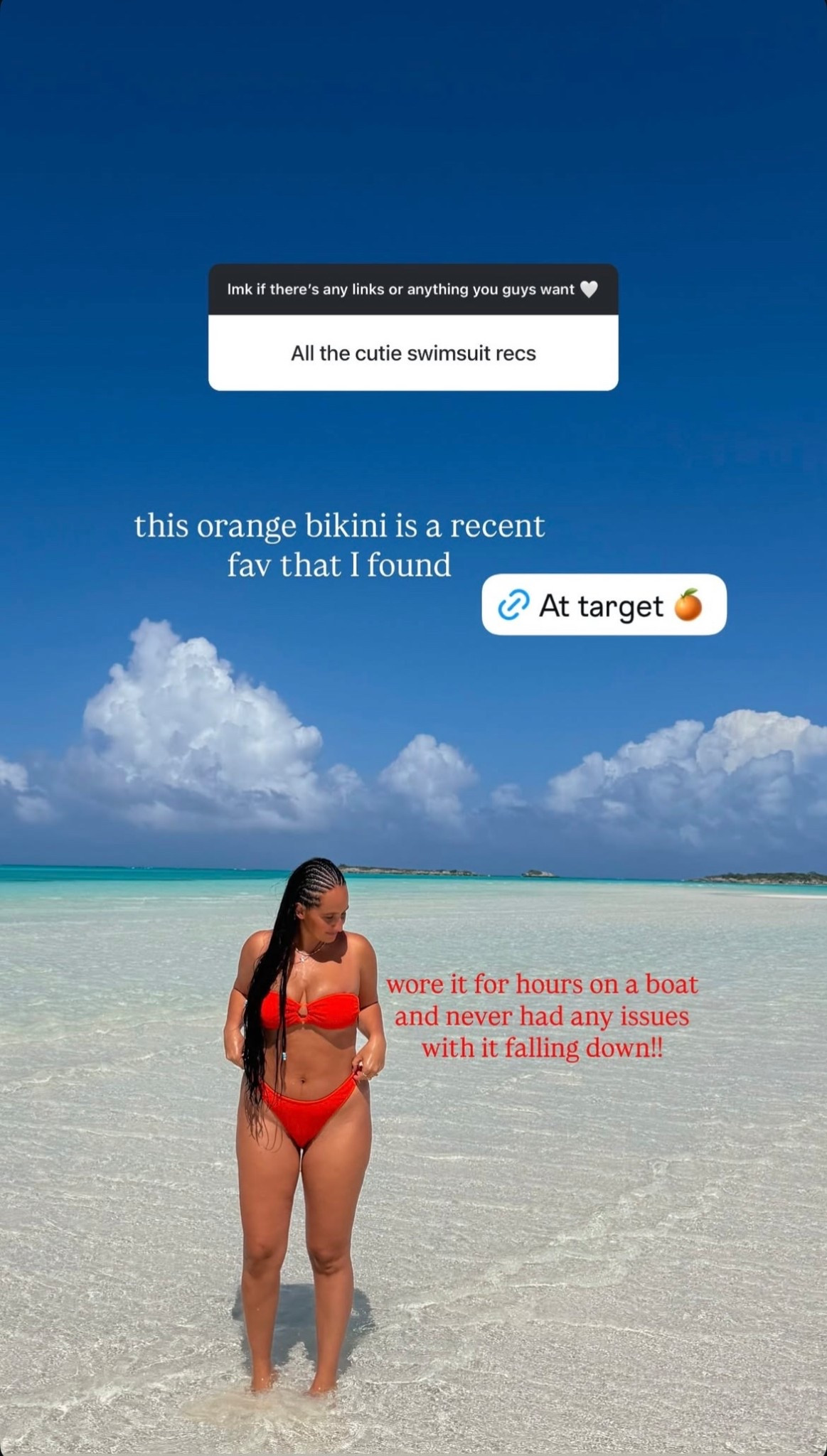 my orange bikini 🍊🍊 
#bikini #colorful #swimwear #bahamas

#LTKootd #LTKdayinmylife #LTKTravel