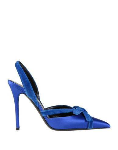 Tom Ford Woman Pumps Bright blue Size 8.5 Viscose, Silk, Cotton | YOOX (US)