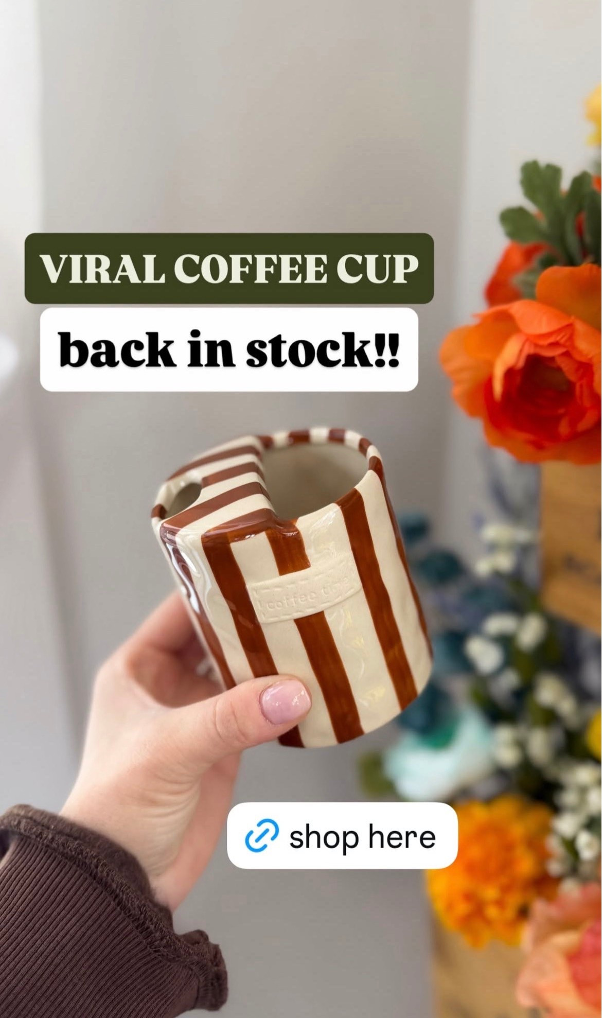 The viral coffee cup is back in stock!!! Grab it before it’s gone!

#LTKHome #LTKmorningroutine #LTKmomlife