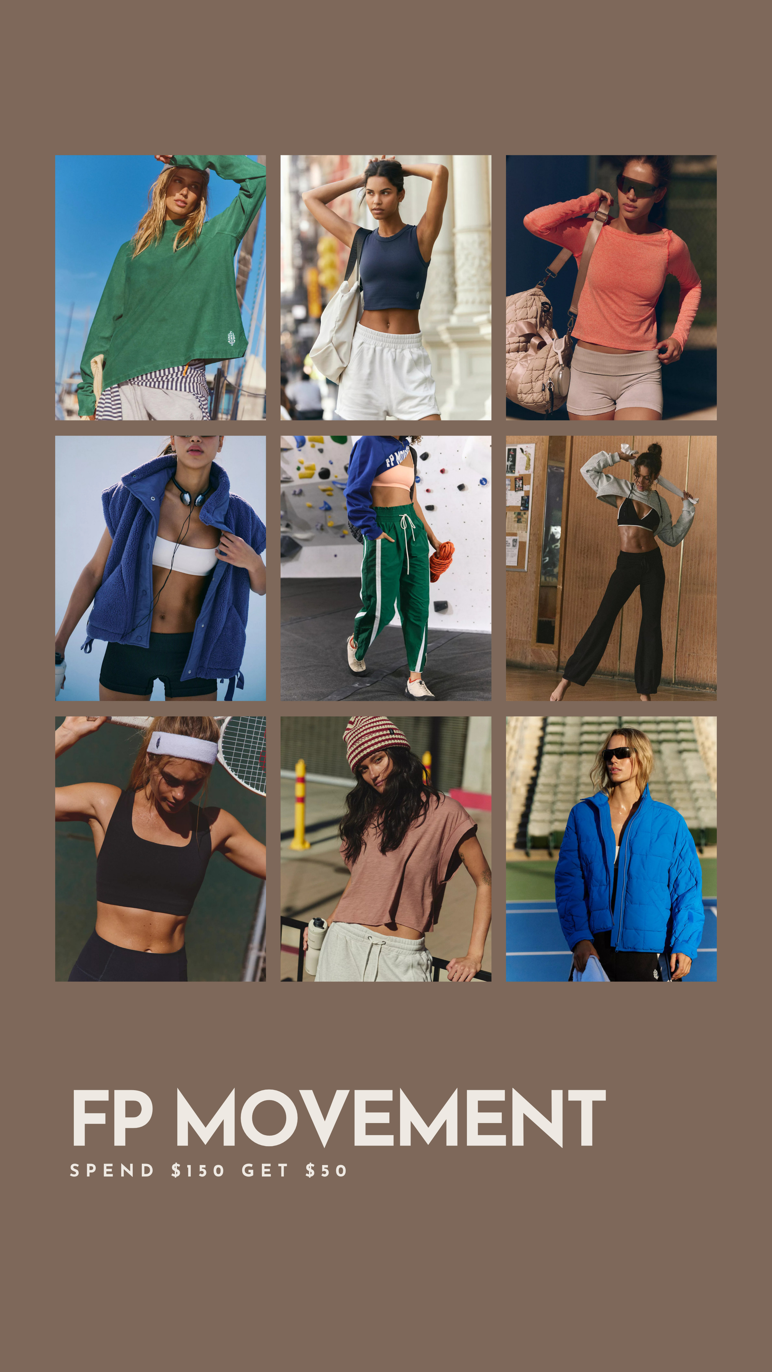 fp movement spend $150 get $50!

fp movement, fp movement favs, activewear 

 #LTKSeasonal