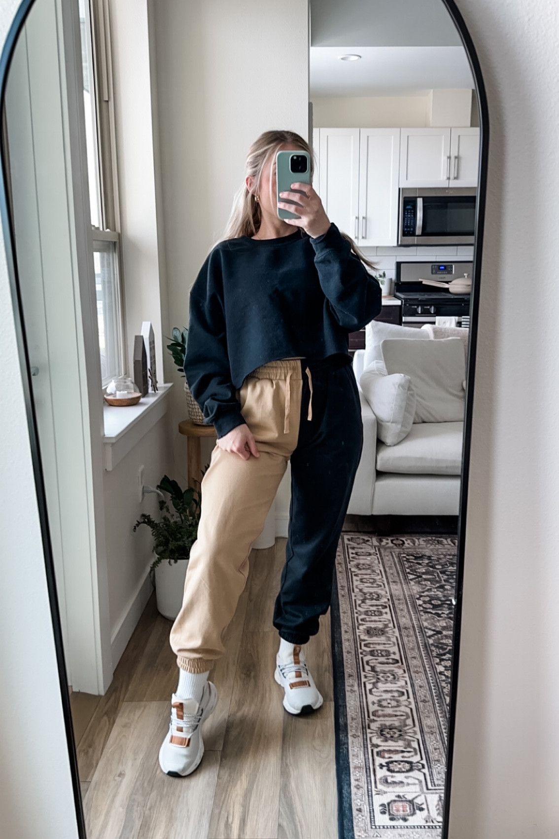 really getting good at matching my living room. these pants aren’t super petite friendly but they’re still fun. Wearing XS  

#LTKshoecrush #LTKFind #LTKfit