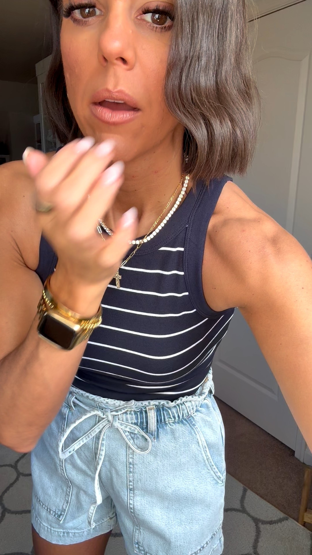 Obsessed with these Walmart shorts! Size xs in both tank and shorts 

#LTKgrwm #LTKSeasonal #LTKootd