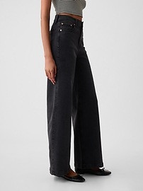 High Rise Stride Wide-Leg Jeans | Gap (US)