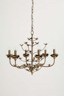 Flowering Metal Floral Chandelier | Anthropologie (US)