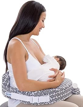 My Brest Friend Original Nursing Pillow for Breastfeeding, Nursing and Posture Support with Pocke... | Amazon (US)