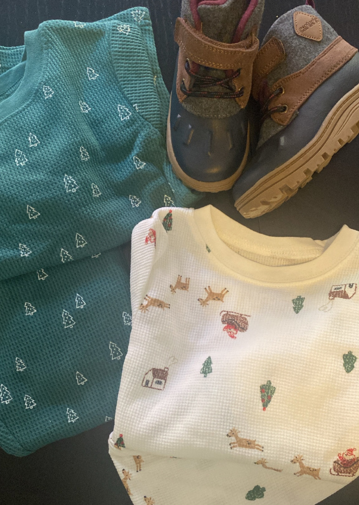 Carter’s Holiday pj’s and BOGO duck boots 

#LTKkids #LTKHoliday #LTKSeasonal