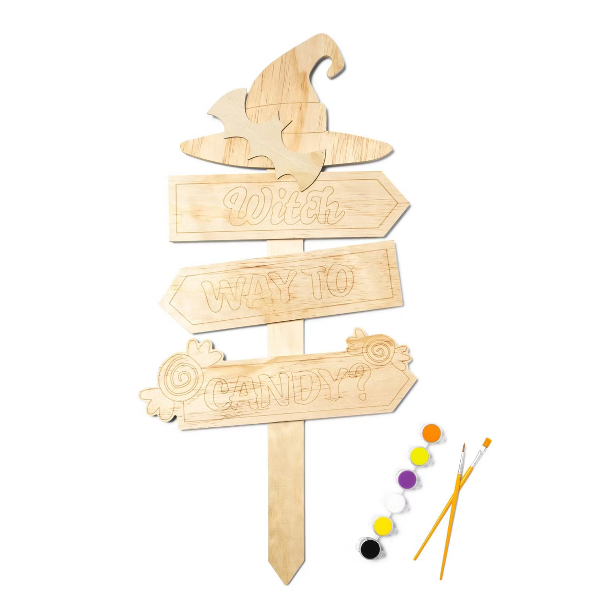 Halloween Indoor & Outdoor Direction Sign Kit - Mondo Llama™ | Target