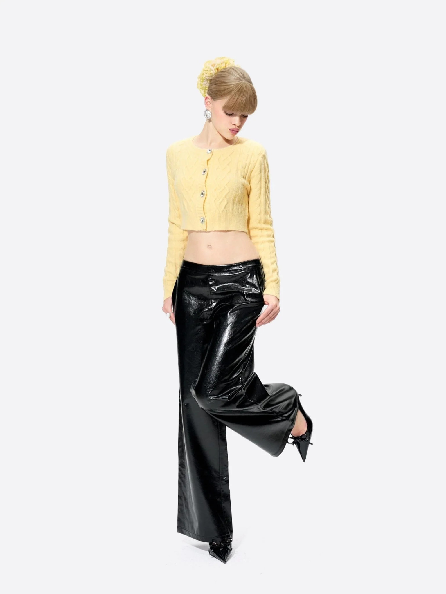Evie Leather Pants (Final Sale) - Black / L | Nana Jacqueline