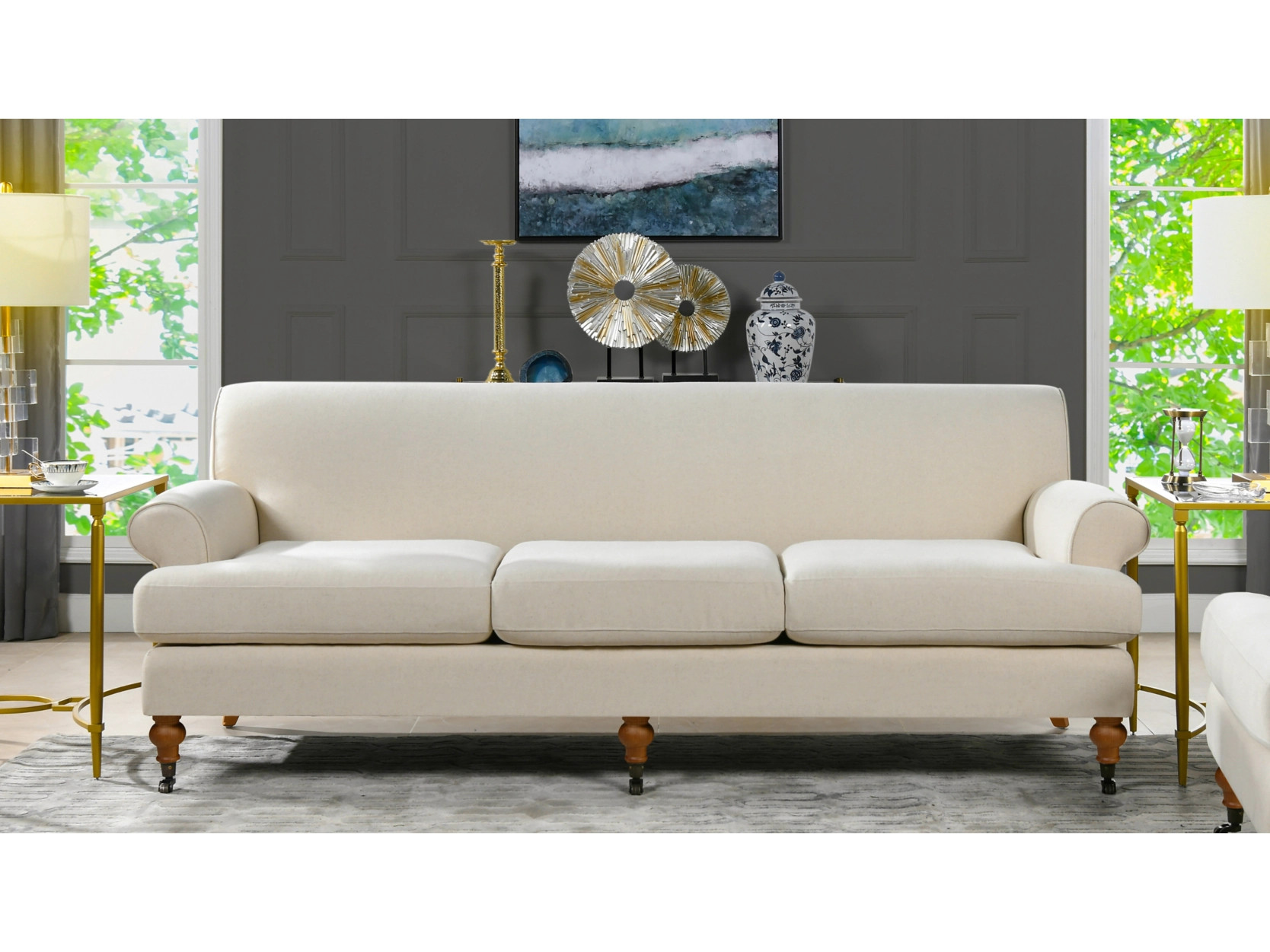 Jennifer Taylor home Alana Lawson Three-Cushion Sofa | Ashley Homestore