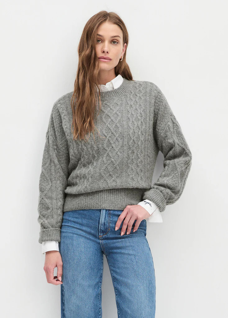 THE OVERSIZED CABLE SWEATER | Favorite Daughter