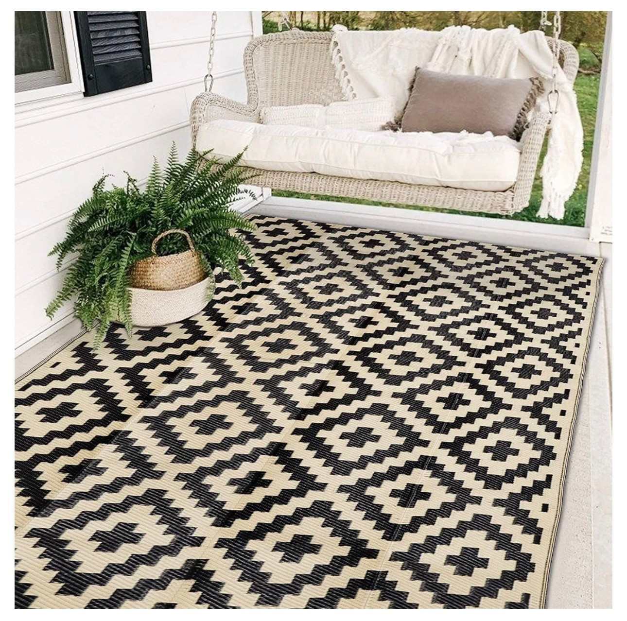 An outdoor rug makes your camp site cozy and helps limit mud and dirt in your tent or RV 

#LTKSummerEdit #LTKParties #LTKSeasonal