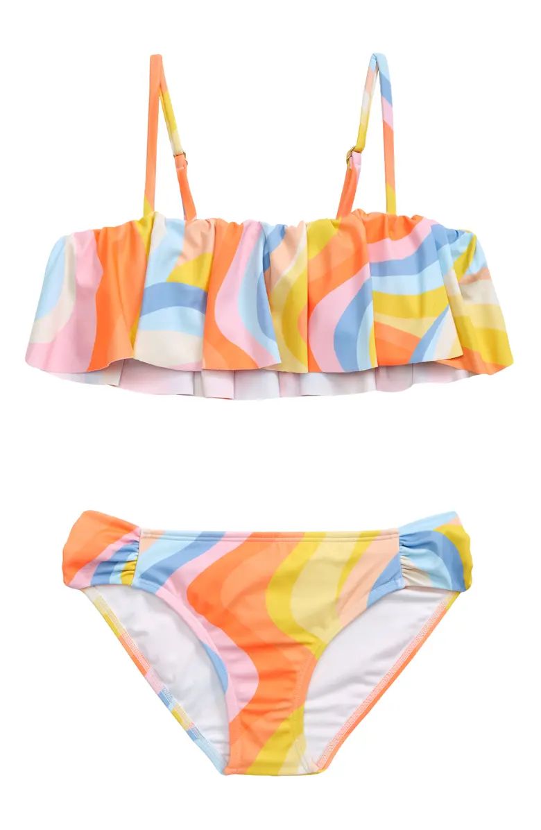 Billabong Kid's True Luv Ruffle Two-Piece Swimsuit | Nordstrom | Nordstrom