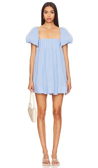 Marina Mini Dress in Blue Bell | Revolve Clothing (Global)