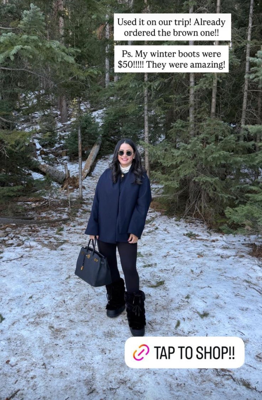 Used it on our trip! Already ordered the brown one!!!!
Ps. My winter boots were $50!!!!!! They were amazing!

Follos me at @miriamobrien_ on IG and TikTok! 

#WinterFashion #AmazonFinds #HolidayFashion #ApresSki

#LTKOver40 #LTKSeasonal #LTKHoliday