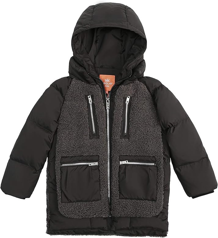 Orolay Children Hooded Down Coat Girls Quilted Puffer Jacket Boys Winter Jackets | Amazon (US)