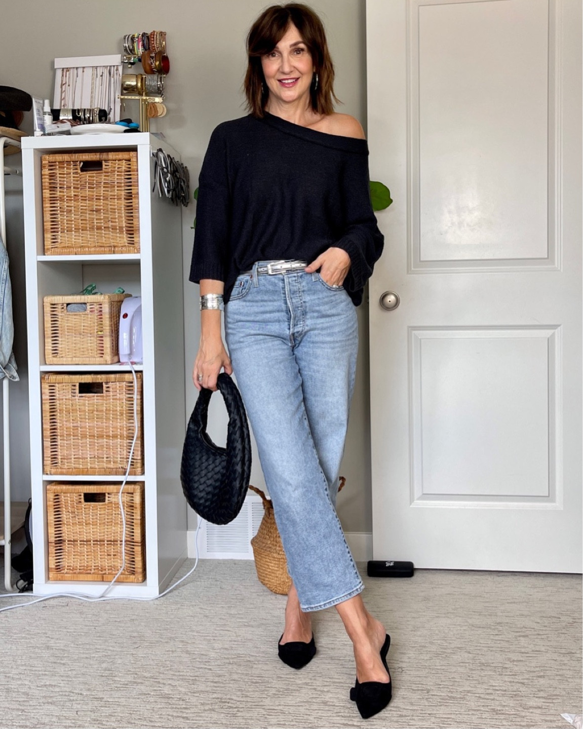 Summer outfit idea: dinner out! 
I’m just wearing the knit top from an Amazon shorts set and jeans and elevated the look with a silver belt, jewelry, kitten heels and a berry lip gloss (wearing shade hibiscus). And pulling the top off one shoulder helps too!
I sized up to M in the short set and am wearing my usual size 27 in the jeans. Heels and belt fit tts.
My bag comes in more colors, including a lilac that’s so pretty for summer!


#LTKshoecrush #LTKSeasonal #LTKstyletip