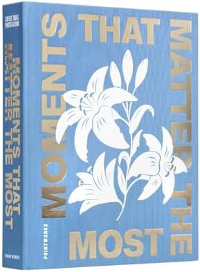 Printworks Moments that Matter the Most - Photo Album 4x6 – Elegant Sky Blue Coffee Table Book ... | Amazon (US)
