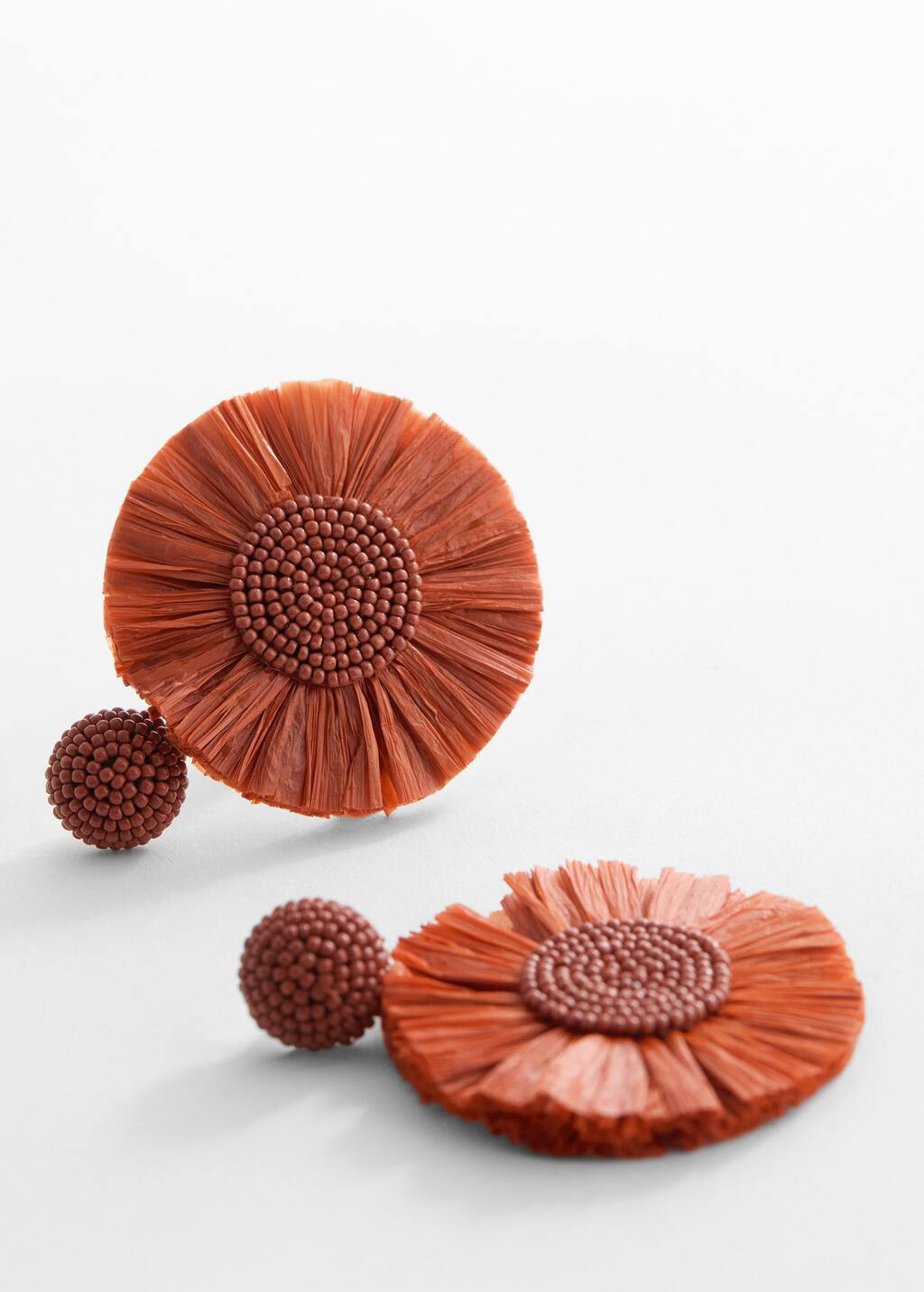 Raffia earrings -  Women | Mango USA | MANGO (US)