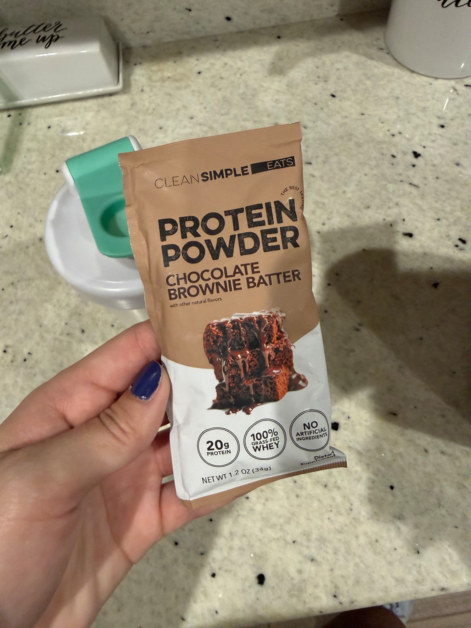 First time trying this flavor and it was so good! I got a pack of multiple flavors to try which I thought was convenient!

Protein powder | fitness goals | chocolate brownie batter | protein shake | protein drink

#LTKfoodie #LTKfitnessgoals #LTKActive