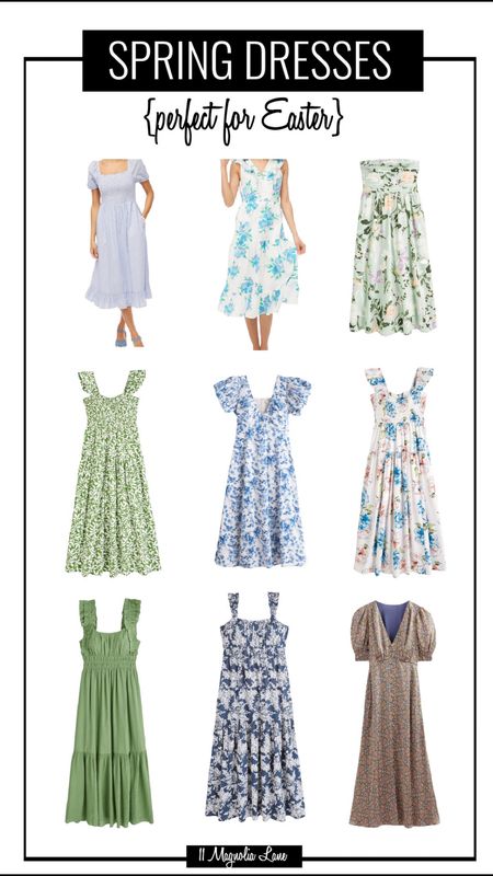 The prettiest options for spring dresses for Easter, weddings or graduation.

#LTKunder100 #LTKSeasonal #LTKwedding