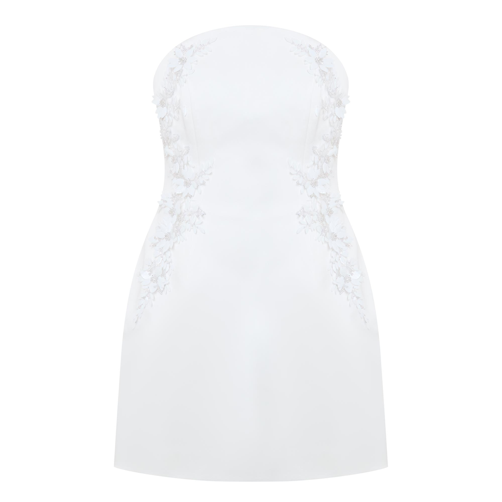 REBECCA VALLANCE Xanthe Embellished Mini Dress - Ivory | Brown Thomas (IE)