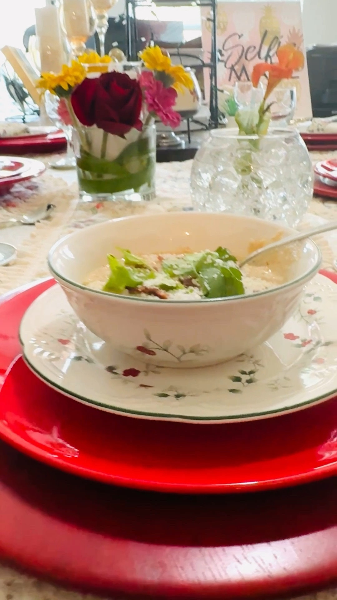 Nothing beats a warm bowl of homemade potato soup on an easy Sunday brunch day at home. 

#LTKFamily #LTKHome #LTKParties