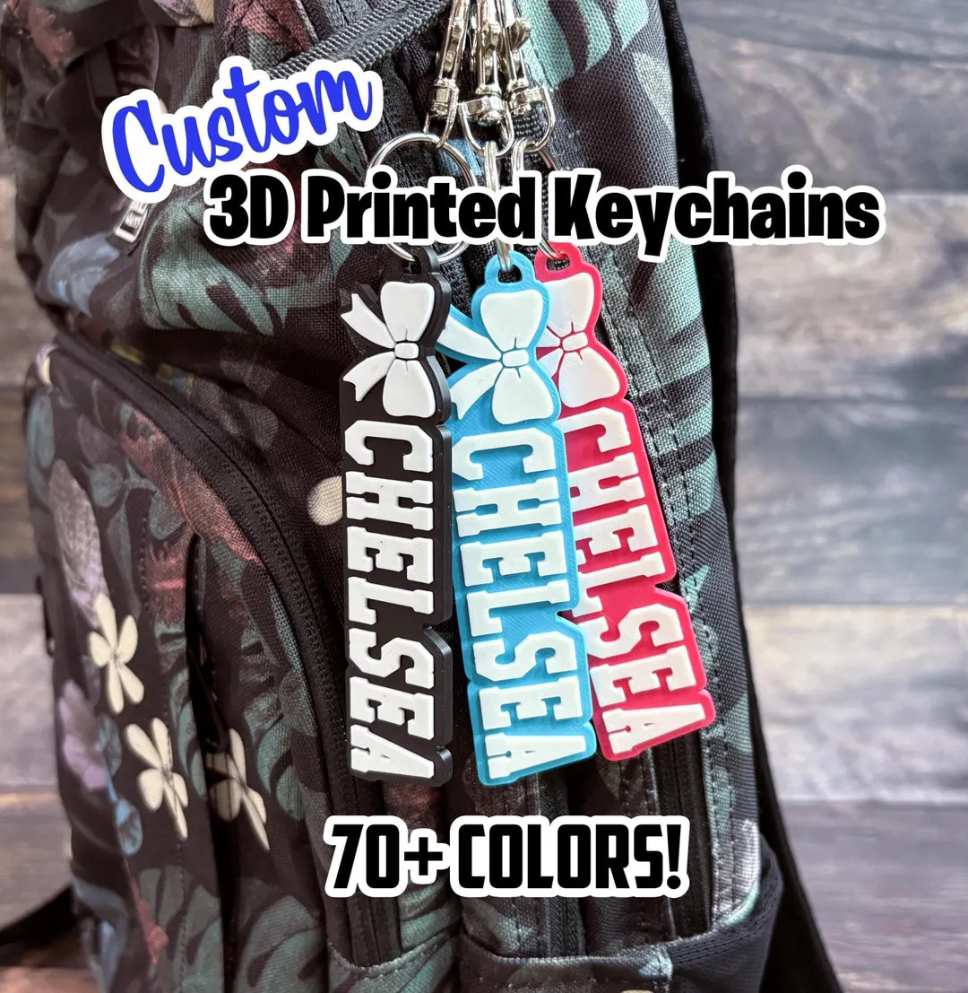 Custom 3D Printed Keychain - Cheer Keychain - Cheer Team Gifts - Cheerleader Keychain Sports Gift... | Etsy (US)