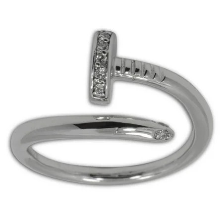 BestPysanky Nail Around Sterling Silver Ring (Size 7) | Walmart (US)