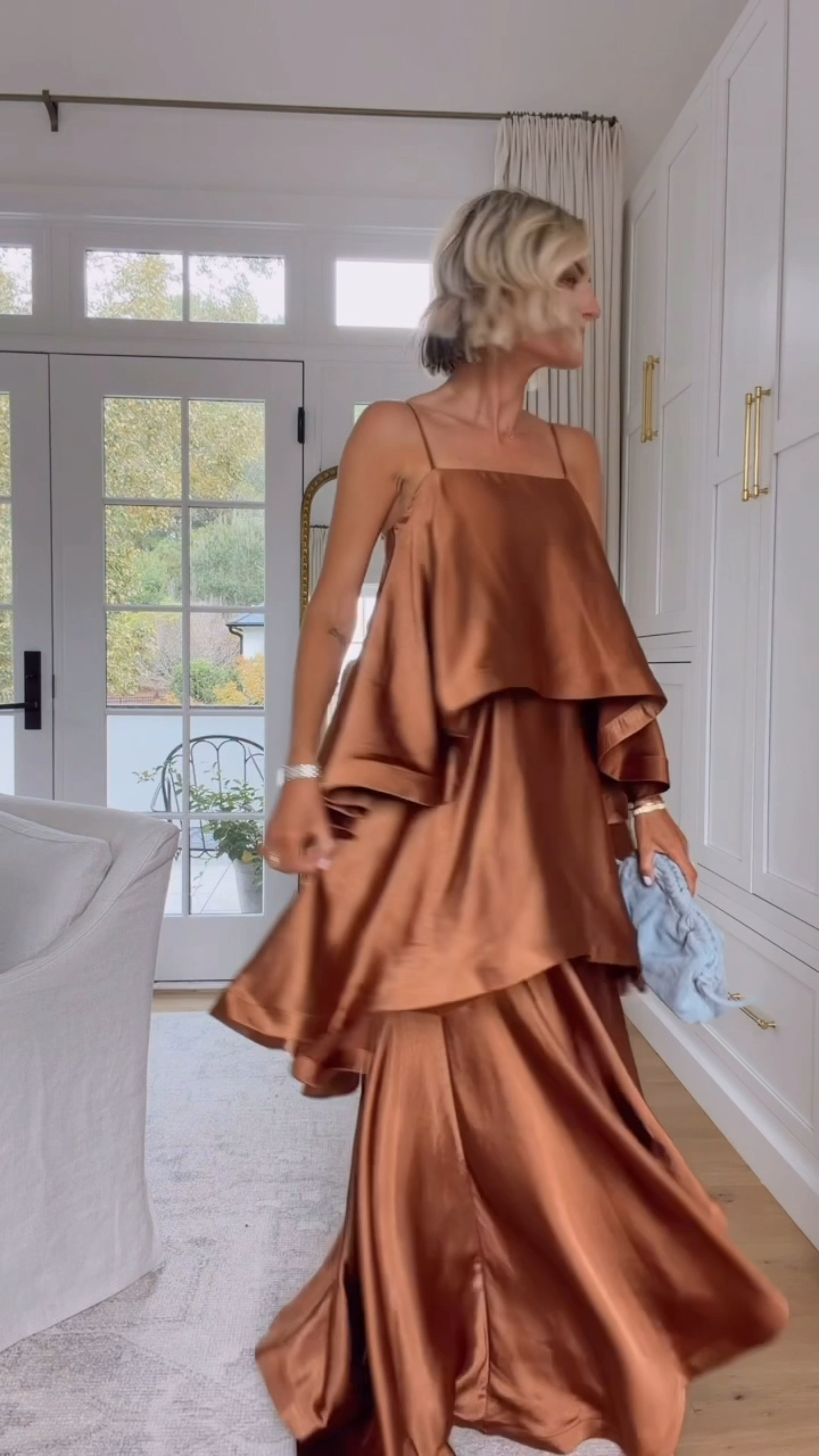 This is such a statement dress! The exaggerated ruffles are 🤌🏼 And, this rust color is perfect for fall! Wearing XS! Stock in this one is going fast!

Loverly Grey, wedding guest dress, cocktail dress, formal dress, black tie dress, fall wedding guest 

 #LTKSeasonal #LTKWedding