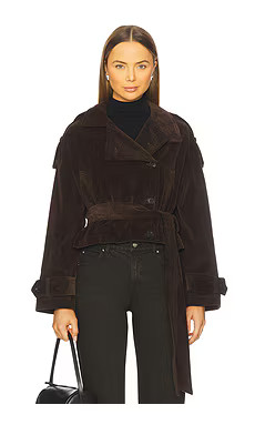 Citizens of Humanity Short Favi Trench in Manuka from Revolve.com | Revolve Clothing (Global)